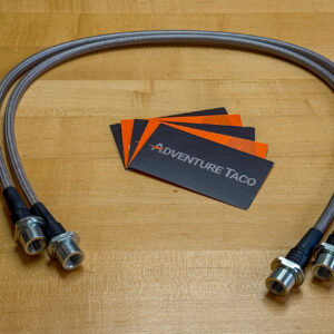 2nd gen Tacoma (2005-15) Extended Rear Stainless Steel Brake Lines