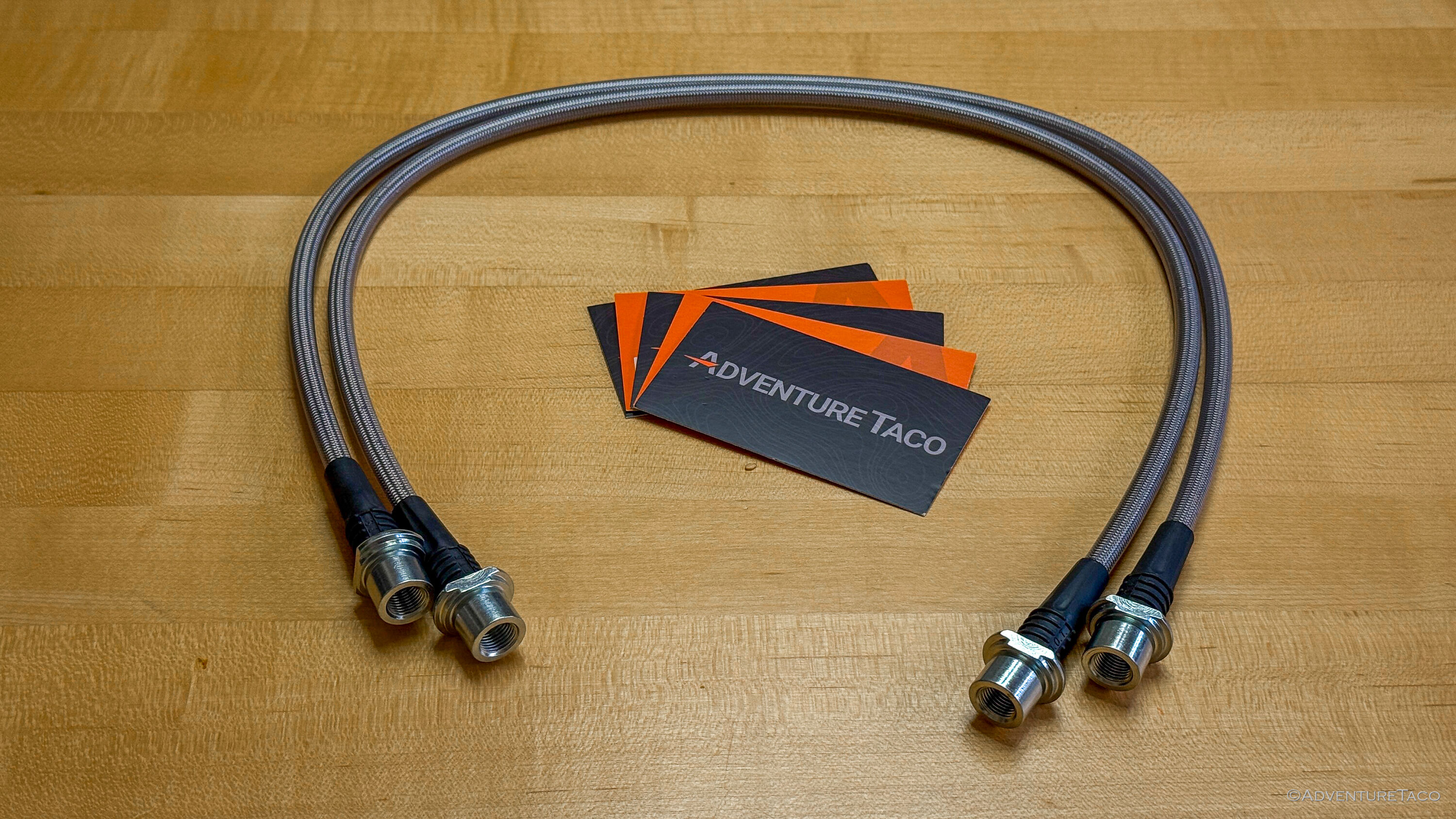 2nd gen Tacoma (2005-15) Extended Rear Stainless Steel Brake Lines
